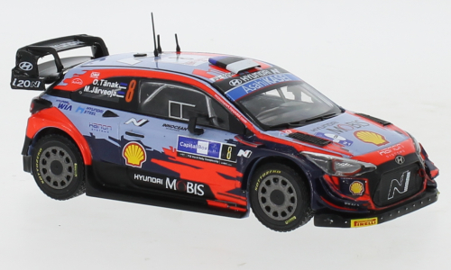 Hyundai i20 Coupe WRC No.8 Arctic Rally Finland 2021 Tanak/Jarveoja - 1:43